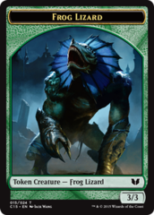 Frog Lizard Token // Saproling Token